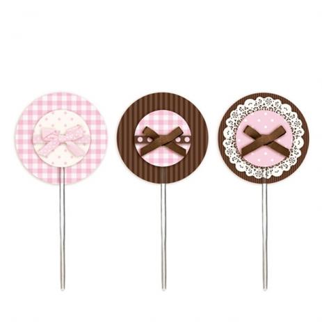 Pick para Cupcake Delicacy 12 unidades